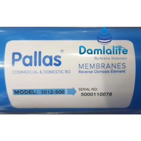 Pallas 500 Gpd 3012 Kılıf Uyumlu Direkt Akış Membran Filtre