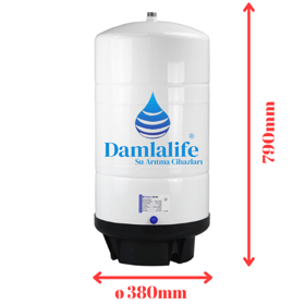 RO-2000 80 Litre 20 Galon Su Arıtma Tankı